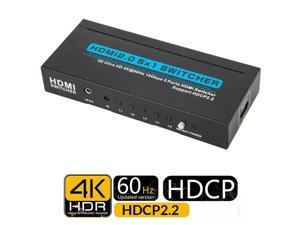 HDMI 20 Switch 5x1 5 IN 1 OUT Switcher 4K 60Hz 444 HDCP 22 3D HDR for MI TV Box PS3 PS4 Laptop PC To TV Monitor Projector