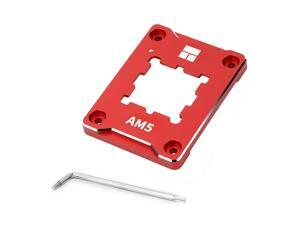 Thermalright AM5 CPU Secure Frame,CPU Anti-Bend Fixing Frame, CPU Correction Retainer, AM5 Aluminum Alloy Fixing Bracket, CPU Optical Fit Adhesive Adhesive Mounter, CPU Cooler Standard,Red