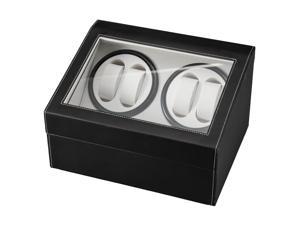 4+6 Watch Winder Automatic Rotation Wood Display Box Case Storage Gifts