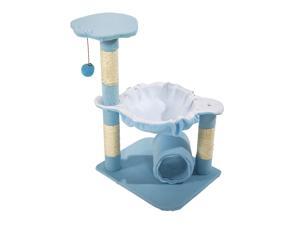 28" Cute Pet Club Cat Tree Tower Condo House Scratcher Furniture Lamb Blue 28" Cute Pet Club Cat Tree Tower Condo House Scratcher Furniture Lamb Blue