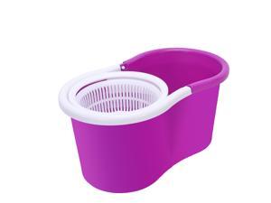 Microfiber Spinning Magic Mop Rotating 360° Easy Floor Mop W/ Bucket 2 Mop Heads