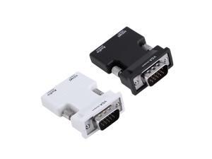 HDMI Female to VGA Male Converter+Audio Adapter Support 1080P Signal Output