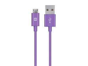 Monoprice Select Series USB A to Micro B Charge & Sync Cable, 10' Purple Monoprice Select Series USB A to Micro B Charge & Sync Cable, 10' Purple