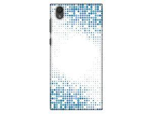 AMZER Slim Handcrafted Designer Printed Hard Shell Case Back Cover for Sony Xperia L1 - Blue Matrix