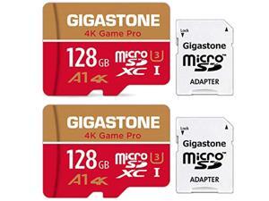 Gigastone 128GB 2-Pack Micro SD Card, Professional 4K Ultra HD, High Speed 4K UHD Gaming, Micro SDXC UHS-I U3 C10 Class 10 Memory Card with Adapter, 5-Year Warranty Gigastone 128GB 2-Pack Micro SD Card, Professional 4K Ultra HD, High Speed 4K UHD Gaming, Micro SDXC UHS-I U3 C10 Class 10 Memory Card with Adapter, 5-Year Warranty