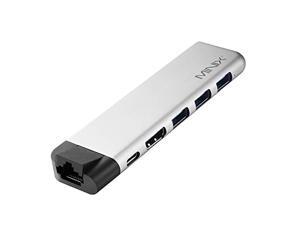 MINIX Aluminum USB-C multiport Hub-Gigabit Ethernet, 4K HDMI,USB 3.0 * 3,SD/Micro SD Reader, USB-C-PD, Compatible with Apple MacBook Air and MacBook Pro. (Silver) Sold Directly by MINIX. MINIX Aluminum USB-C multiport Hub-Gigabit Ethernet, 4K HDMI,USB 3.0 * 3,SD/Micro SD Reader, USB-C-PD, Compatible with Apple MacBook Air and MacBook Pro. (Silver) Sold Directly by MINIX.