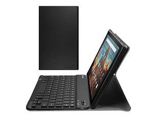 Fintie Keyboard Case for All-New Fire HD 10 (Compatible with 7th and 9th Generations, 2017 and 2019 Releases), Slim Lightweight Stand Cover with Detachable Wireless Bluetooth Keyboard, Black Fintie Keyboard Case for All-New Fire HD 10 (Compatible with 7th and 9th Generations, 2017 and 2019 Releases), Slim Lightweight Stand Cover with Detachable Wireless Bluetooth Keyboard, Black