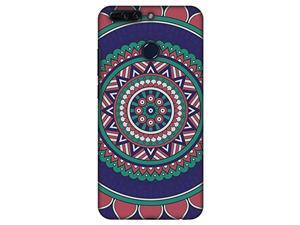 AMZER Slim Fit Handcrafted Designer Printed Hard Shell Case Back Cover for Huawei Honor 8 Pro - Mandala Beauty