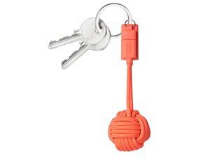 Native Union Key Cable - Micro USB to USB Charging/Sync Cable - Braided Cable with Key Ring Attachment - Compatible with Most Android Devices (Coral) Native Union Key Cable - Micro USB to USB Charging/Sync Cable - Braided Cable with Key Ring Attachment - Compatible with Most Android Devices (Coral)