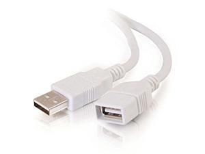 C2G 19018 USB Extension Cable - USB 2.0 A Male to A Female Extension Cable, White (6.6 Feet, 2 Meters) C2G 19018 USB Extension Cable - USB 2.0 A Male to A Female Extension Cable, White (6.6 Feet, 2 Meters)