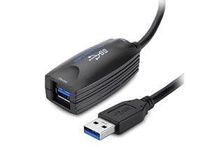 TNP USB Extension Cable 15 ft - SuperSpeed USB 3.0 Active Extender Cord Repeater Booster Type A Male to A Female for External Hard Drive, Printer, Scanner, Mouse, Keyboard, USB Hub, Windows PC, Mac TNP USB Extension Cable 15 ft - SuperSpeed USB 3.0 Active Extender Cord Repeater Booster Type A Male to A Female for External Hard Drive, Printer, Scanner, Mouse, Keyboard, USB Hub, Windows PC, Mac