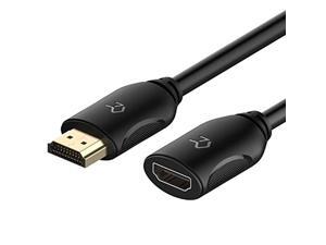Rankie High Speed HDMI Extension Cable, Male to Female with Ethernet, 3 Feet Rankie High Speed HDMI Extension Cable, Male to Female with Ethernet, 3 Feet