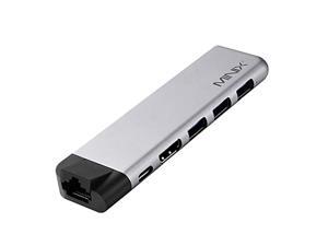 MINIX Aluminum USB-C multiport Hub-Gigabit Ethernet, 4K HDMI,USB 3.0 * 3,SD/Micro SD Reader, USB-C-PD, Compatible with Apple MacBook Air and MacBook Pro. (Space Gray) Sold Directly by MINIX. MINIX Aluminum USB-C multiport Hub-Gigabit Ethernet, 4K HDMI,USB 3.0 * 3,SD/Micro SD Reader, USB-C-PD, Compatible with Apple MacBook Air and MacBook Pro. (Space Gray) Sold Directly by MINIX.