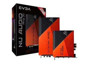 EVGA NU Audio Pro 7.1, 712-P1-AN21-KR, 7.1 Surround, Lifelike Audio, PCIe, RGB LED, Backplate, Designed with Audio Note