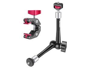 Neewer 11 inches Adjustable Articulating Friction Magic Arm with Super Clamp, Robust Aluminum Alloy for DSLR/Mirrorless Cameras, Camcorders, LED Light, Flash Light, Field Monitor Video Vlog Rig Neewer 11 inches Adjustable Articulating Friction Magic Arm with Super Clamp, Robust Aluminum Alloy for DSLR/Mirrorless Cameras, Camcorders, LED Light, Flash Light, Field Monitor Video Vlog Rig