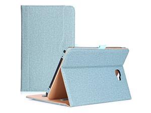 ProCase Galaxy Tab A 10.1 Case 2016 Old Model, Stand Folio Case Cover for Galaxy Tab A 10.1" Tablet SM-T580 T585 T587 (NO S Pen Version) with Multiple Viewing Angles, Card Pocket -Teal