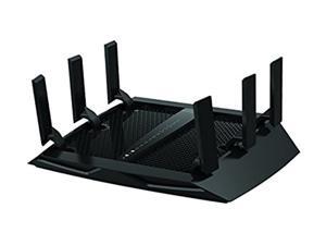 NETGEAR Nighthawk X6 Smart WiFi Router (R8000) - AC3200 Tri-band Wireless Speed (up to 3200 Mbps) , Up to 3500 sq ft Coverage & 50 Devices , 4 x 1G Ethernet and 2 USB ports , Armor Security