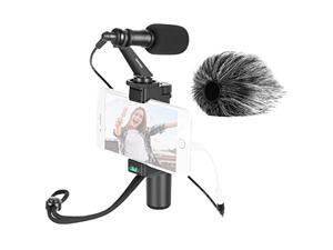 Neewer Smartphone Video Rig with CM14 Video Microphone, Grip Handle and Phone Clip Compatible with iPhone, Android Phones for Vlogging/Interviews/Live Streaming (iPhone Lightning Adapter Not Included) Neewer Smartphone Video Rig with CM14 Video Microphone, Grip Handle and Phone Clip Compatible with iPhone, Android Phones for Vlogging/Interviews/Live Streaming (iPhone Lightning Adapter Not Included)