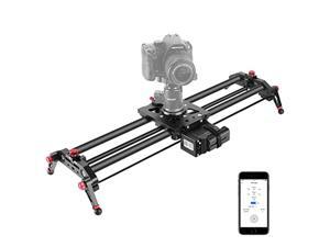 Neewer Camera Slider Motorized, 31.5-inch APP Control Carbon Fiber Track Dolly Rail with Mute Motor/Time Lapse Video Shot/Follow Focus Shot/120 Degree Panoramic Shot for DSLRs, Load up to 22 lbs Neewer Camera Slider Motorized, 31.5-inch APP Control Carbon Fiber Track Dolly Rail with Mute Motor/Time Lapse Video Shot/Follow Focus Shot/120 Degree Panoramic Shot for DSLRs, Load up to 22 lbs