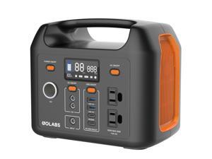 GoLabs Portable Power Station R300, 300Wh Backup Lithium Battery, 12V/300W Pure Sine Wave AC Outlet, Solar Generator Compatible for Outdoors Camping Travel Hunting Emergency GoLabs Portable Power Station R300, 300Wh Backup Lithium Battery, 12V/300W Pure Sine Wave AC Outlet, Solar Generator Compatible for Outdoors Camping Travel Hunting Emergency