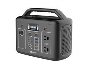 GoLabs Portable Power Station i200, 256Wh Backup Lithium Battery, 12V/200W Pure Sine Wave AC Outlet, Solar Generator Compatible for Outdoors Camping Travel Hunting Emergency GoLabs Portable Power Station i200, 256Wh Backup Lithium Battery, 12V/200W Pure Sine Wave AC Outlet, Solar Generator Compatible for Outdoors Camping Travel Hunting Emergency