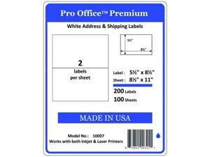 Pro Office Premium 200 Round Corner Self Adhesive Label for sale online 