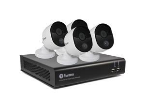 4 Camera 4 Channel 1080p Full HD DVR Security System 32GB SD Card, Heat & Motion Sensing + Night Vision 4 Camera 4 Channel 1080p Full HD DVR Security System 32GB SD Card, Heat & Motion Sensing + Night Vision