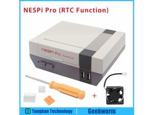 New NESPi Pro Case with RTC Raspberry Pi 3 B+(Plus) NES FS Style Case Enclosure with Fan & Heatsinks Raspberry Pi 3 Model B+,3B New NESPi Pro Case with RTC Raspberry Pi 3 B+(Plus) NES FS Style Case Enclosure with Fan & Heatsinks Raspberry Pi 3 Model B+,3B