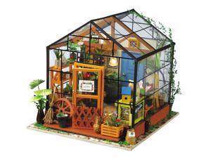Hands Craft DG104 DIY 3D Wooden Puzzle Miniature House: Cathy's Flower House