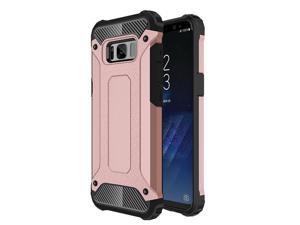 Samsung Galaxy S8 Armor Hybrid Dual Layer Shockproof Touch Case Cover Rose Gold