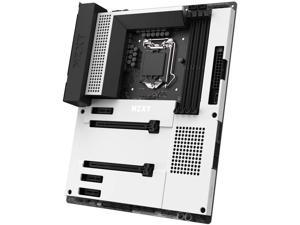NZXT N7 Z490 - N7-Z49XT-W1 - Intel Z490 Chipset (Supports 10th Gen CPUs) - ATX Gaming Motherboard - Integrated I/O Shield - Intel Wireless-AX 200 - Bluetooth V5.1 - White