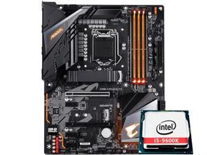 GIGABYTE Z390 AORUS ELITE ATX Intel Motherboard + Core i5-9600K 6-Core 3.7 GHz CPU Combo Set (renew)