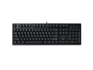 Rapoo V860-104 Mechanical Keyboard Wired Black Cherry MX Switch Gaming Keyboard 104 Key Ergonomic Design PBT Keycap with Multimedia Shortcut Keys