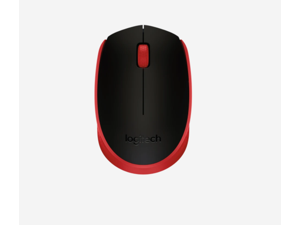 Logitech M171 910-004645 Wireless USB mouse - Red