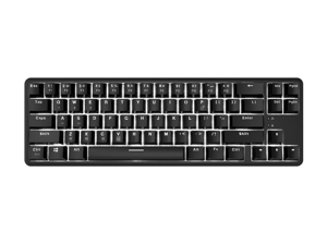 Ajazz K680T Wireless 60% Mechanical Keyboard, Ultra-Compact Bluetooth Keyboard, 68 Keys Version of Normal Key Layout, 3 Devices Connection-Black