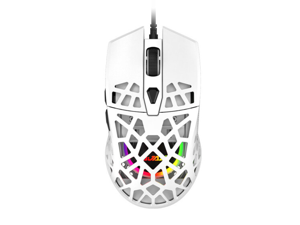 Ajazz AJ339 65G Watcher Gaming Mouse with Lightweight Honeycomb Shell - RGB Chroma LED Light - Programmable 7 Buttons - Pixart 3327 12400 DPI Optical Sensor (Black)