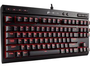 Corsair K63 Compact Mechanical Gaming Keyboard-Backlit Red LET-Linear & Quiet-Cherry MX Red