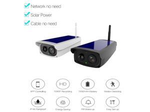 Full HD 1080p Solar Power Wireless IP Camera 2MP Waterproof Outdoor Security WIFI solar panel CCTV Camera energy saving
