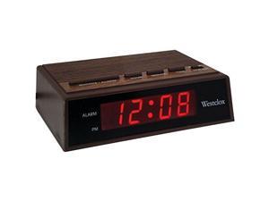 Westclox 22690 Startime Digital LED Wood Alarm Clock Westclox 22690 Startime Digital LED Wood Alarm Clock