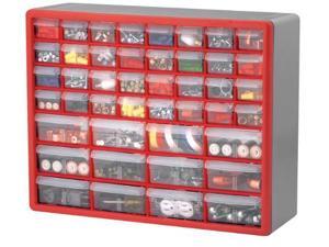 Akro-Mils AKM10144 Stackable Cabinets- 44 Drawers- 20in.x6-.38in.x15-1.19in.- Gray Akro-Mils AKM10144 Stackable Cabinets- 44 Drawers- 20in.x6-.38in.x15-1.19in.- Gray