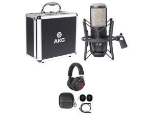AKG P420 Studio Condenser Recording Podcasting Microphone Mic+Case+Headphones AKG P420 Studio Condenser Recording Podcasting Microphone Mic+Case+Headphones
