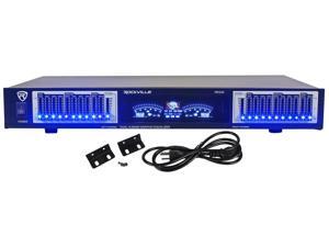 Rockville REQ20 19" Rack Mount Pro Dual 10 Band Graphic Equalizer EQ w/VU Meters Rockville REQ20 19" Rack Mount Pro Dual 10 Band Graphic Equalizer EQ w/VU Meters