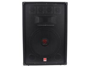 Rockville RSG15.4 15” 3-Way 1500 Watt 4-Ohm Passive DJ/Pro Audio PA Speaker