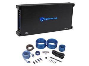 Rockville dB45 3200 Watt/1600w RMS 4 Channel Car Stereo Amplifier+Amp Kit Loud !