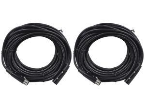 2 Rockville RDX5M50 50' 5-Pin Male-Female DMX Lighting Cables 100% Copper 2 Rockville RDX5M50 50' 5-Pin Male-Female DMX Lighting Cables 100% Copper