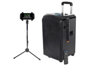 Rockville 10" Portable Bluetooth Karaoke Machine/System+Microphone+Tablet Stand