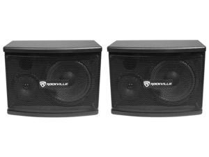 Pair Rockville KPS65 6.5" 2-Way 400 Watt Karaoke Speakers+Wall Brackets / MDF! Pair Rockville KPS65 6.5" 2-Way 400 Watt Karaoke Speakers+Wall Brackets / MDF!