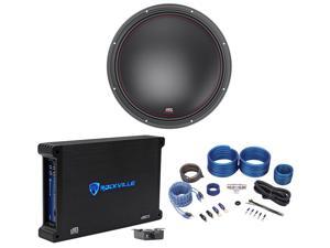 MTX 7515-44 15" 750w RMS Competition Car Subwoofer Sub+Mono Amplifier+Amp Kit MTX 7515-44 15" 750w RMS Competition Car Subwoofer Sub+Mono Amplifier+Amp Kit
