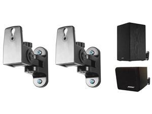 2) Rockville RHSB4 Hidden Wall Mount Swivel Satellite/Bookshelf Speaker Brackets 2) Rockville RHSB4 Hidden Wall Mount Swivel Satellite/Bookshelf Speaker Brackets