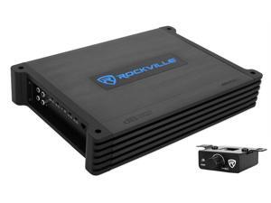 Rockville DBM12 2000w 2 Ohm Marine/Boat Mono Amplifier Amp w/Covers+Bass Remote Rockville DBM12 2000w 2 Ohm Marine/Boat Mono Amplifier Amp w/Covers+Bass Remote
